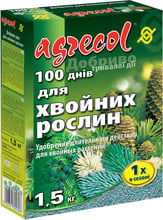 Удобрение Agrecol 100 дней для хвои, 1.5кг (30180)