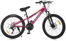 Велосипед детский Prof1 SHIMANO 21SP фуксия (MTB2401-3)
