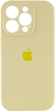 Mobile Case Silicone Case Full Camera Protective Mellow Yellow for iPhone 13 Pro