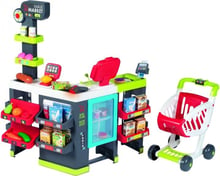Интерактивный супермаркет Smoby Макси с электронной кассой 50 аксессуаров (350235)