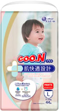 Трусики-подгузники Goo.N Plus для детей 9-14 кг (размер L, унисекс, 44 шт.)