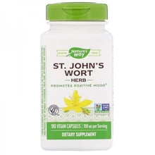 Nature's Way St. John's Wort Herb 350 mg Зверобой 180 веганских капсул