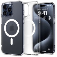 Spigen Ultra Hybrid MagFit Frost Clear (ACS06719) for iPhone 15 Pro