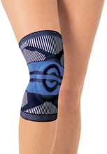 Бандаж для коленного сустава Торос-Груп компрессионный с силиконовым кольцом размер XXL синий (507-XXL)