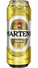 Пиво светлое Martens Gold ж/б 4.6% 0.5л (PLK5411616148546)