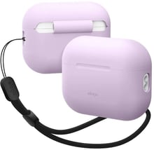 Чохол для навушників Elago Silicone Basic Case with Nylon Lanyard Lavender (EAPP2SC-BA+ROSTR-LV) для Apple AirPods Pro 2