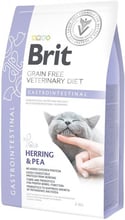 Сухий корм Brit GF Veterinary Diets Cat Gastrointestinal 2 kg для кішок при гострому і хронічному гастроентериті (8595602528424)