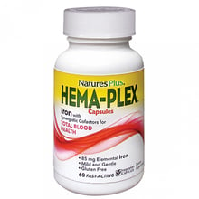 Natures Plus Hema-Plex 60 caps Комплекс для поддержки оптимального здоровья крови