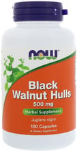 NOW Foods Black Walnut 500 mg 100 caps (Черный орех)