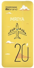 Mibrand Power Bank 20000mAh Mriya 20W Yellow (MI20K)