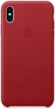 Apple Leather Case (PRODUCT) Red (MRWQ2) for iPhone Xs Max