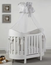 Кроватка детская Baby Italia Eva White 132х69 см белая (EVA WHITE)