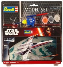 Сборная модель Revell Звездный истребитель X-Wing уровень 3 (RVL-63601)