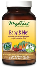 MegaFood DailyFoods Baby & Me 120 Tabs Витамины и минералы для беременных