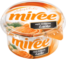 Сыр сливочный Miree 66% с лососем 150 г (WT00916)