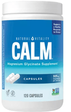 Natural Vitality CALM Magnesium Glycinate Глицинат Магния 325 мг 120 капсул