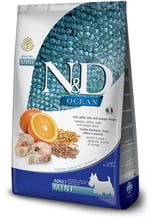 Низькозерновий сухий корм Farmina N&D Ocean для собак дрібних порід з тріскою та апельсином 7 кг (8010276036605)