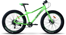 Велосипед VNC 2023' 26"x4.00" SnowRider A4 V1A4F-2643-GB M/17"/43см (2435) green (shiny)/black (matt)