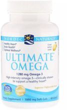 Nordic Naturals Ultimate Omega, Lemon, 1.280 mg, 60 Softgels (NOR01790)