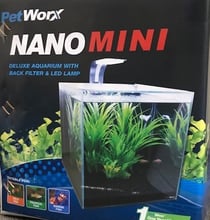 Акваріум Petworx Nano Mini 20х20х20 см прозоре скло (9338635109043)