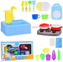 Кухонная мойка BK Toys течет вода,с посудой (YJ188191468)
