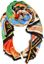 Женский платок Guess Printed Kefiah разноцветный (AW8379VIS03-BLA)