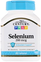 21st Century Selenium 200 mcg 60 Capsules