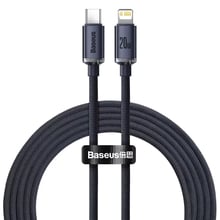 Baseus Cable USB-C to Lightning Crystal Shine 20W 2m Blue (CAJY000303)