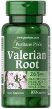 Puritans Pride Valerian Root Валеріана лікарська 265 мг 100 капсул