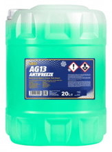Антифриз Mannol 4013 Longterm Antifreeze AG13 -40°C 20л зеленый готовый раствор (MN4013-20)
