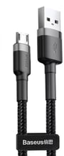 Baseus USB Cable to microUSB Cafule 3m Gray/Black (CAMKLF-HG1)