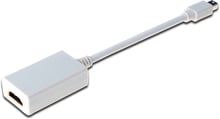 Digitus Adapter ASSMANN mini DisplayPort to HDMI AM/AF 15cm White (AK-340404-001-W)
