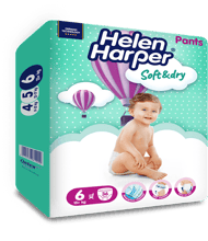 Helen Harper подгузники-трусики детские Soft&Dry Pants 6 (15+кг) 36шт XL