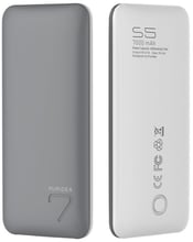 Puridea Power Bank S5 7000mAh Rubber Grey/White (S5-Grey White)