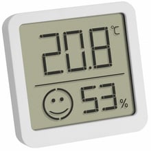 Термогигрометр цифровой TFA, белый, 46х13х43 мм