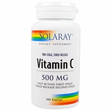 Solaray Vitamin C 500 mg Витамин С 100 капсул