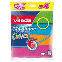Салфетки из микрофибры Vileda Colors 4шт (4023103192577)