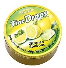 Леденцы Woogie Fine Drops Zitronen Bonbons 200 г (WT1797)
