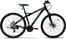 Велосипед VNC 2023' 29" MontRider S4 V1S4-2949-BC L/19.5"/49см (0011) black (shiny)/cyan (shiny)