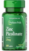 Puritan's Pride Zinc Picolinate 25 mg-100 Caplets