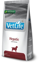 Сухой лечебный корм для собак Farmina Vet Life Hepatic при хронической печеночной недостаточности 2 кг (160?390)