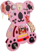 Розвиваюча іграшка Бізіборд Temple Group Коала рожевий 75х62 см (TG200144) (Іграшки, що розвивають)(79012123)Stylus approved