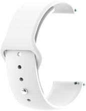BeCover Sport Band White for Xiaomi iMi KW66 / Mi Watch Color / Haylou LS01 / Haylou LS02 (706357)