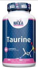 Haya Labs Taurine 500 мг Таурін 100 капсул
