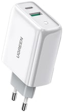 Ugreen Wall Charger USB+USB-C CD170 36W White (60468)