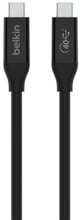 Belkin Cable USB-C to USB-C 100W Thunderbolt 4 40gbs 0.8m Black (INZ001BT0.8MBK)