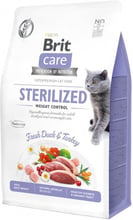 Сухой корм Brit Care Cat GF Sterilized Weight Control для стерилизованных кошек 2 кг (8595602540792)