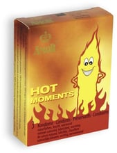 Презервативы с возбуждающим эффектом Amor Hot Moments , 3 шт