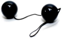 Вагінальні кульки Supersoft, 3.5 см, чорний