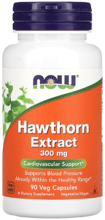 Now Foods Hawthorn Extract Экстракт боярышника 300 мг 90 вегетарианских капсул